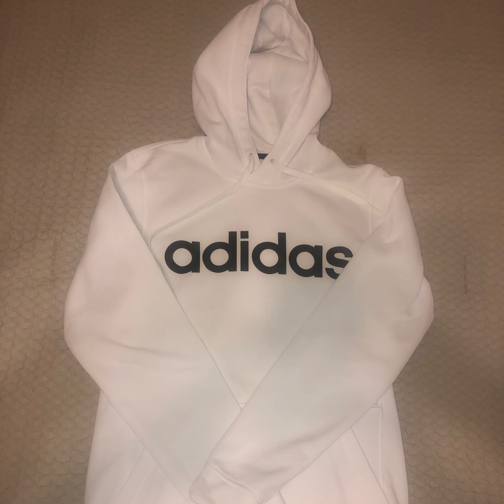 White adidas hoodie